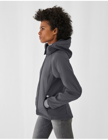 B-JW937-Womens Hooded Softshell